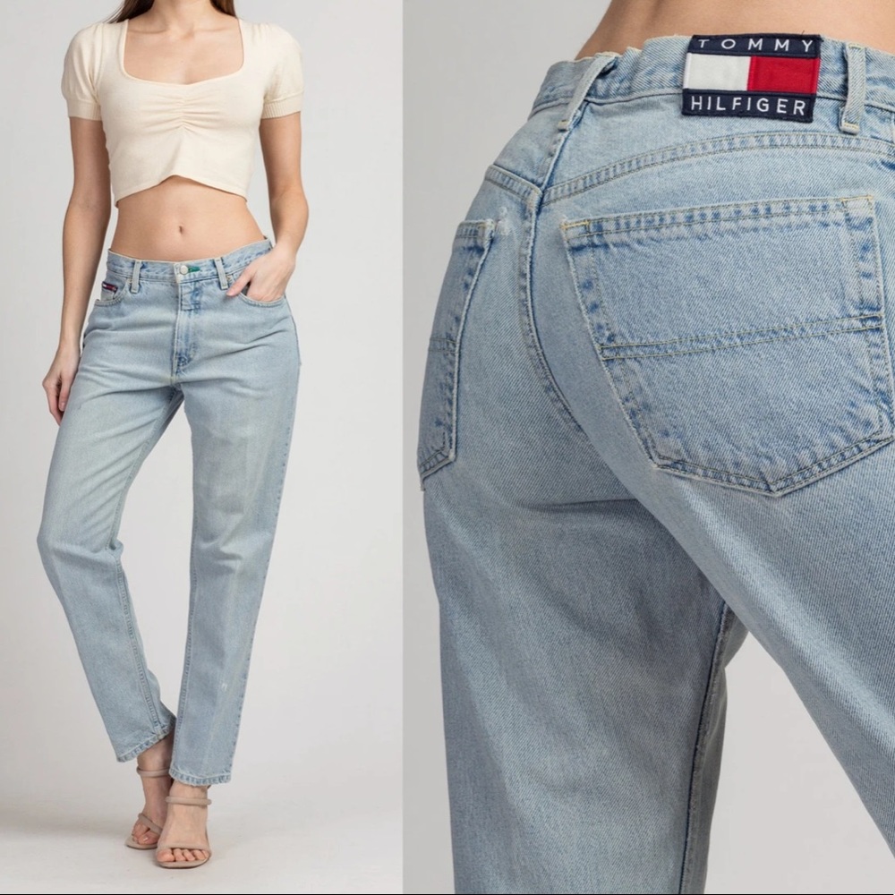 VINTAGE Y2K Tommy Hilfiger High Rise Mom Jean